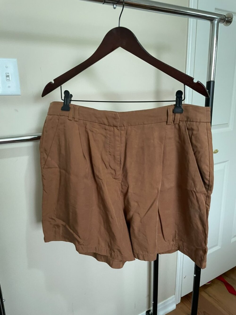 Shorts, Tan, US 14